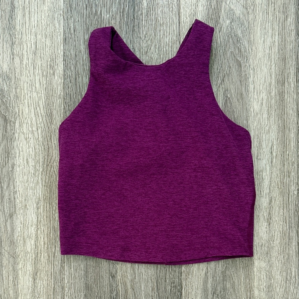 Beyond Yoga Rich Purple Tank Top